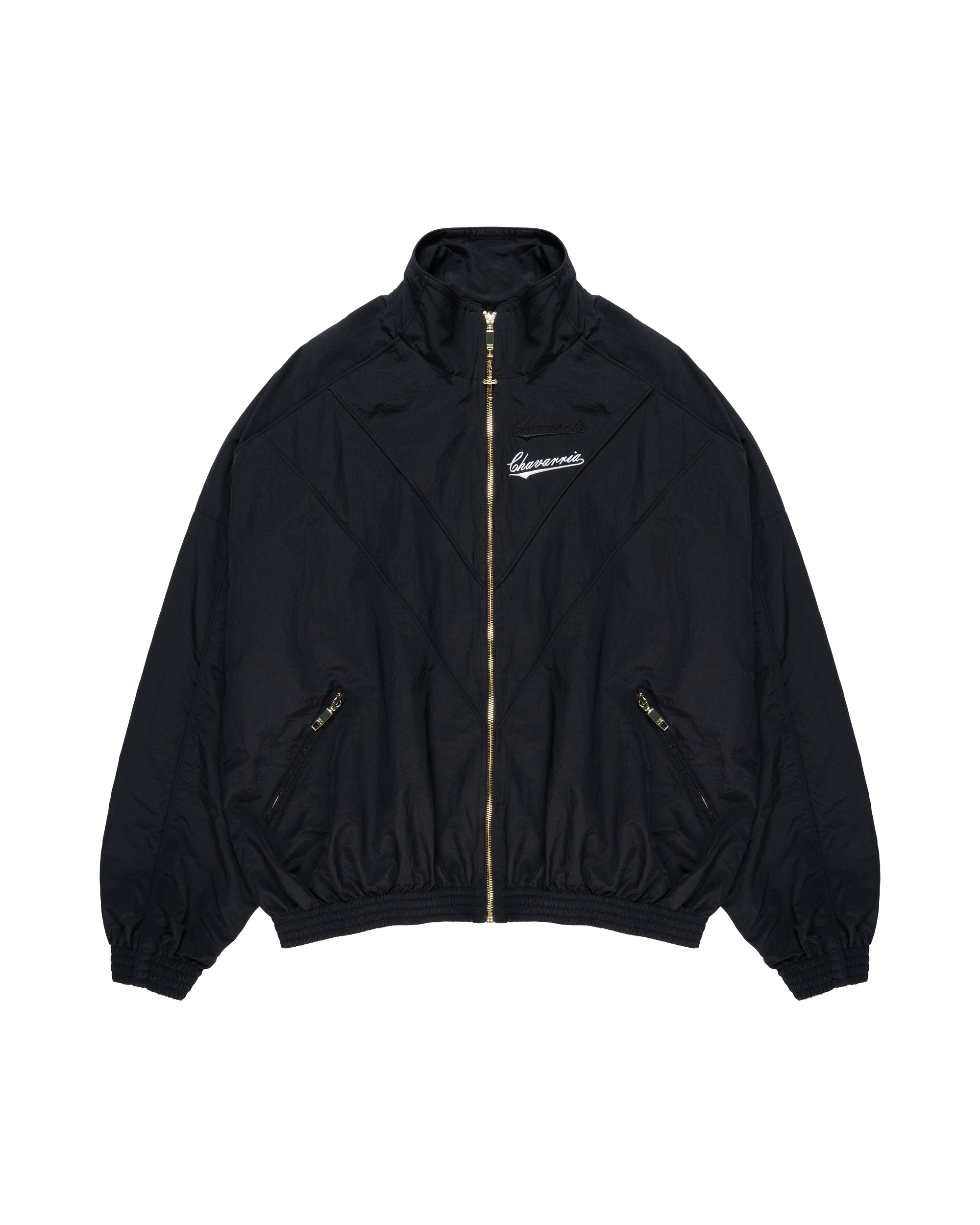 Willy Chavarria "Bad Boy" black track jacket