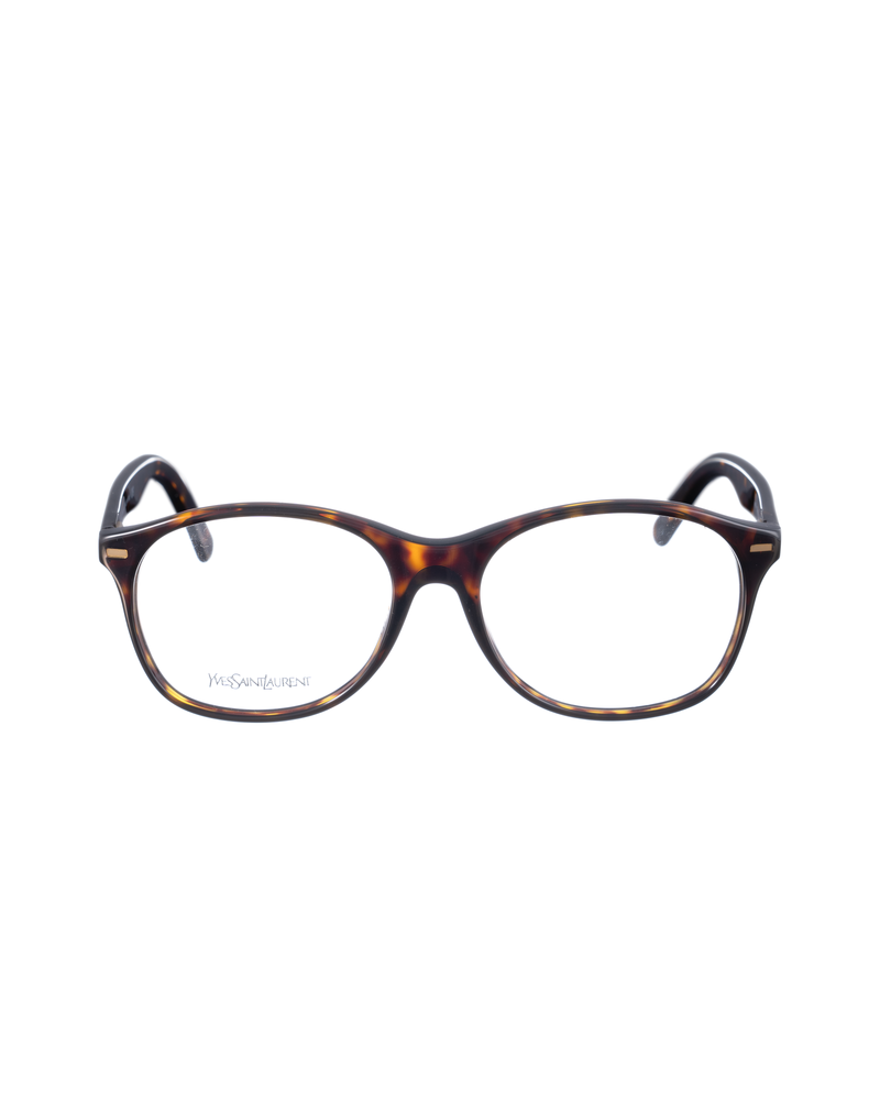 Yves Saint Laurent Oversized Nerd Havana glasses thumbnail