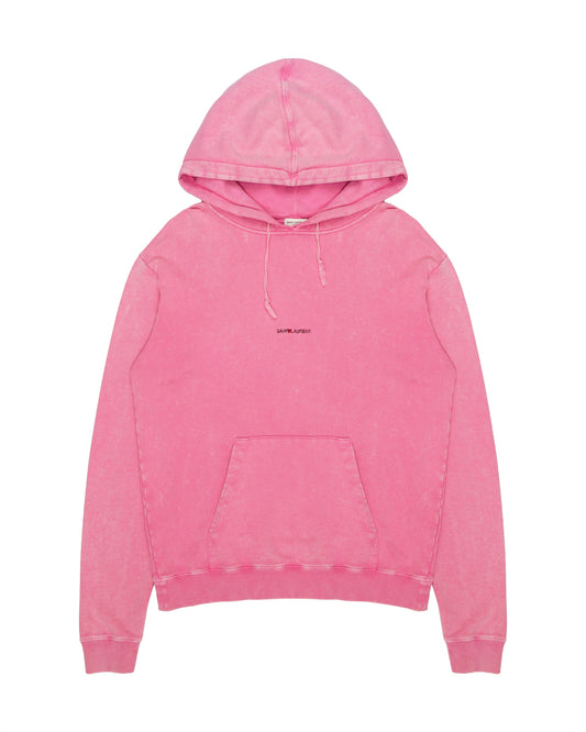 Yves Saint Laurent Rive Gauche powder pink hoodie