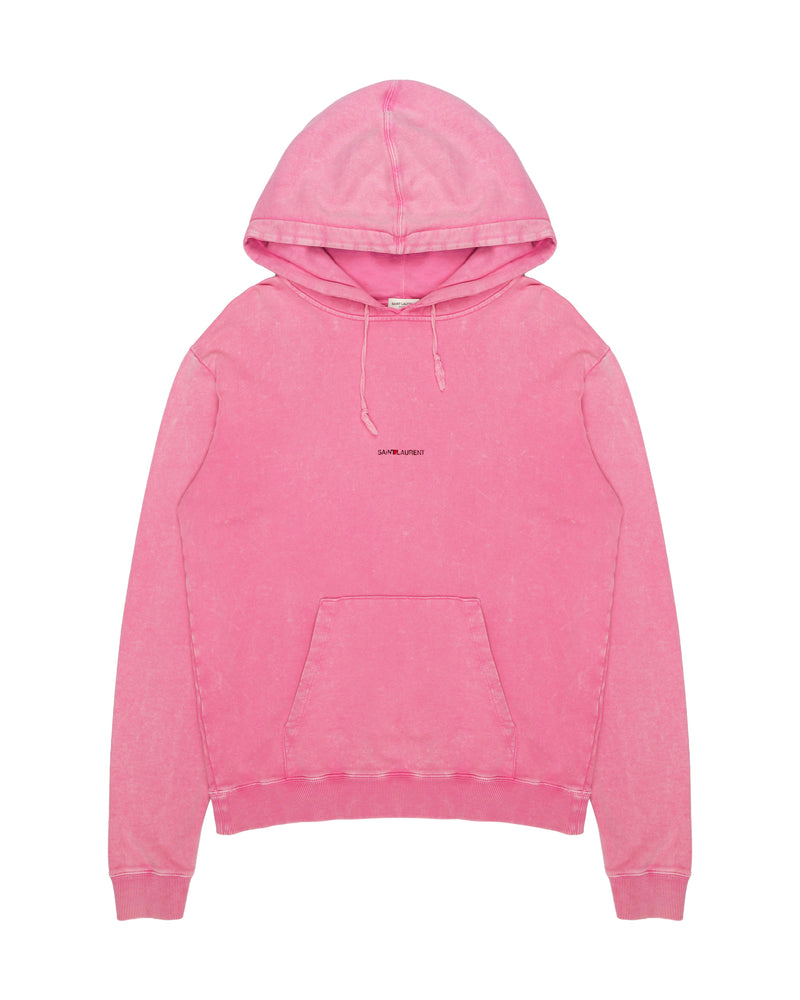 Yves Saint Laurent Rive Gauche powder pink hoodie
