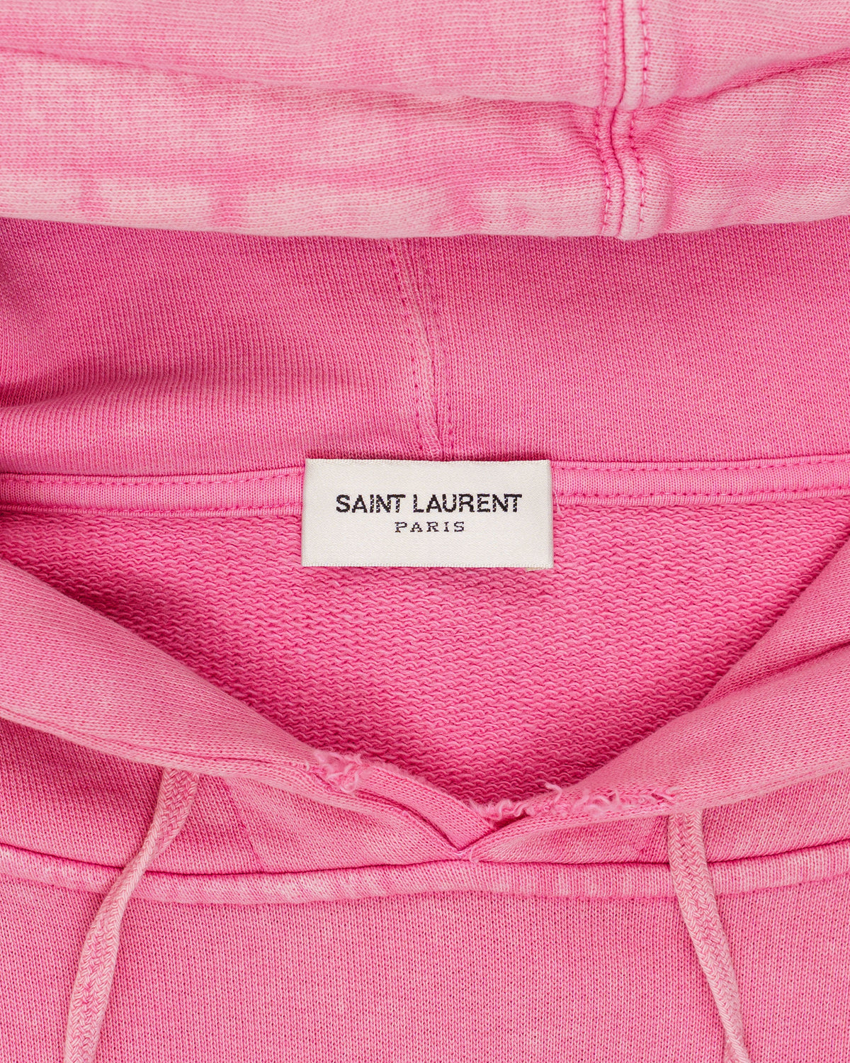 Yves Saint Laurent Rive Gauche powder pink hoodie