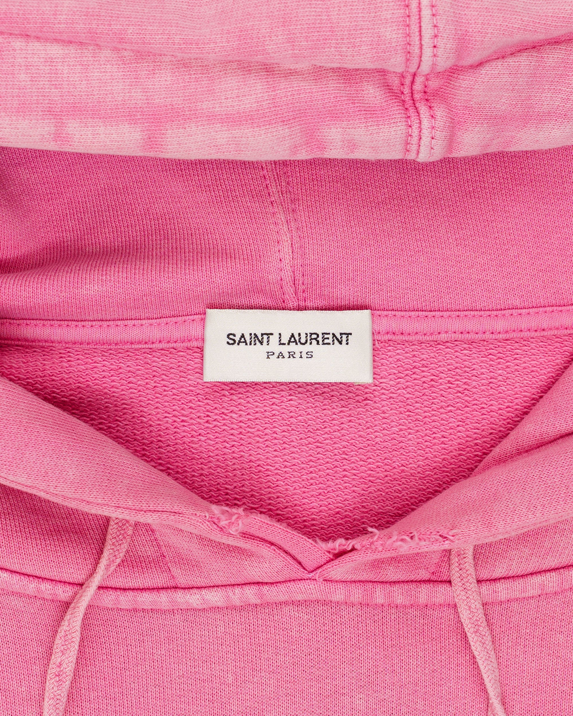 Yves Saint Laurent Rive Gauche powder pink hoodie