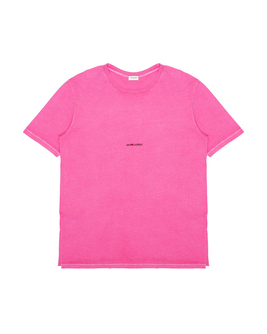 Yves Saint Laurent Rive Gauche powder pink t-shirt