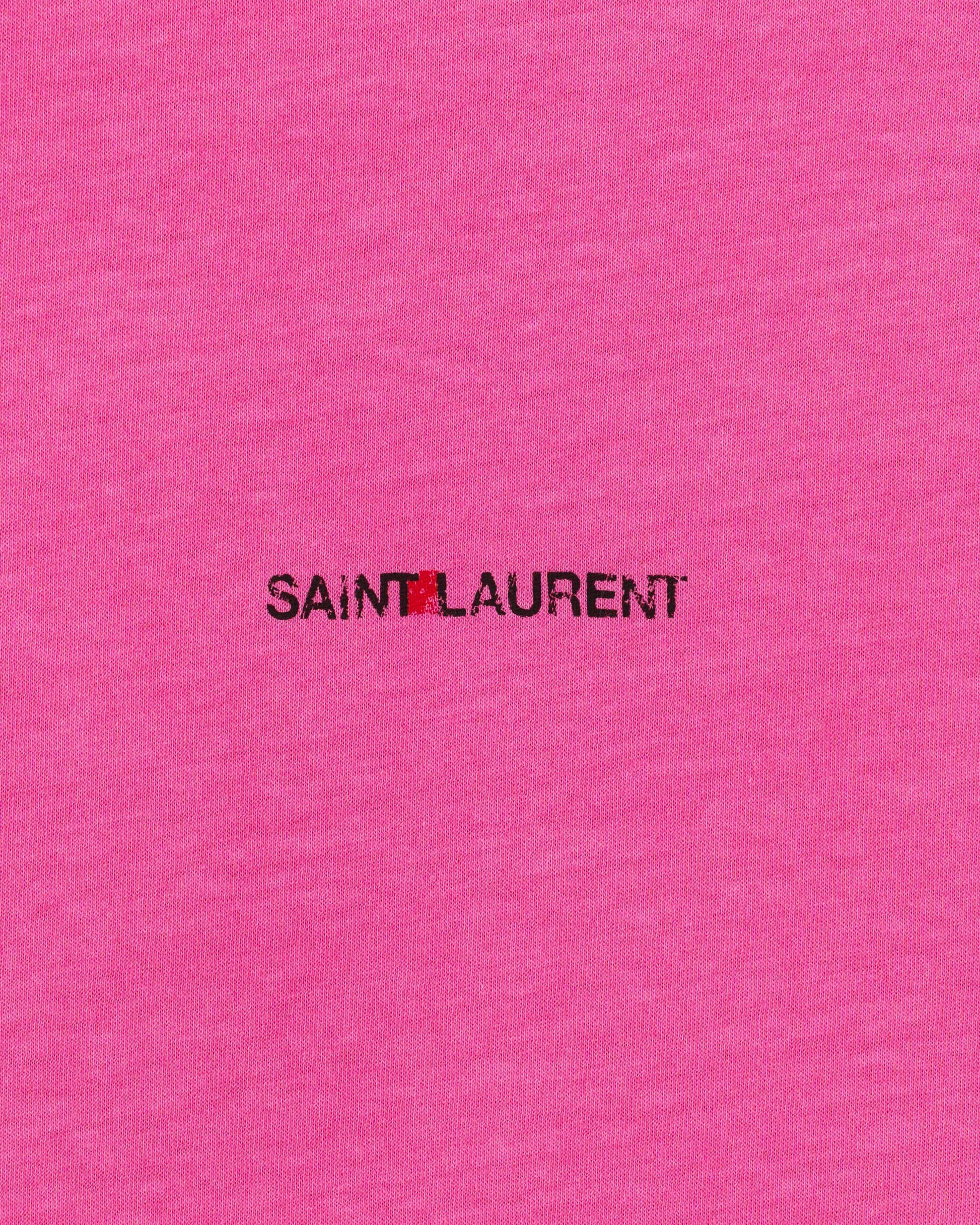 Yves Saint Laurent Rive Gauche powder pink t-shirt Saint Laurent