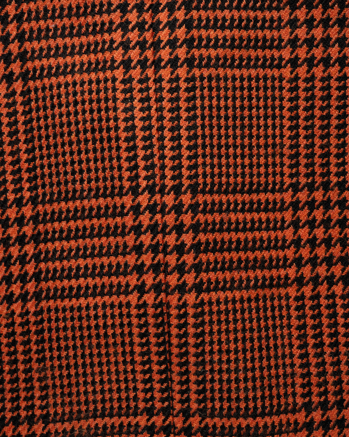 Yves Saint Laurent Variation Houndstooth red double-breasted coat