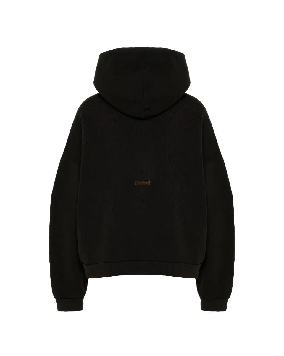 Acne Studios back logo patch hoodie