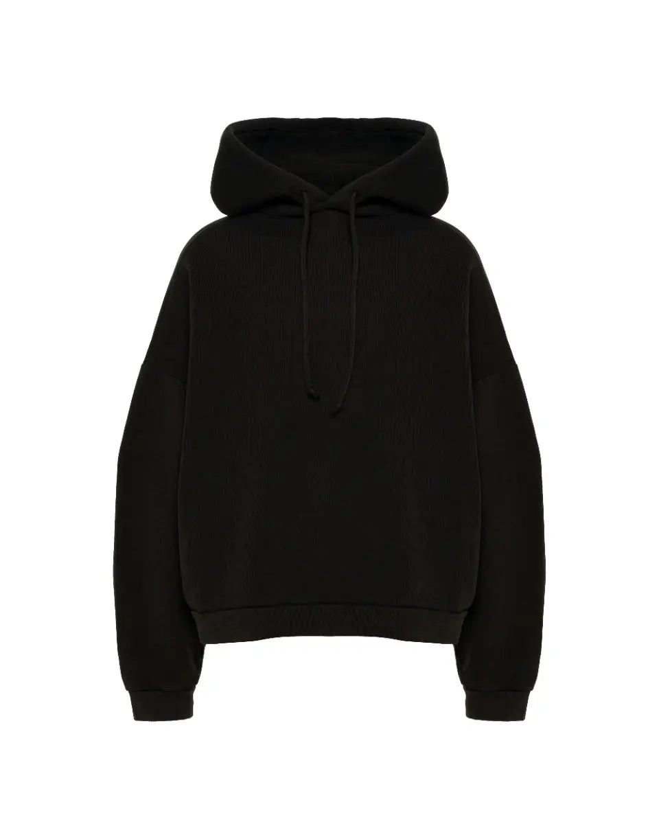 Acne Studios back logo patch hoodie
