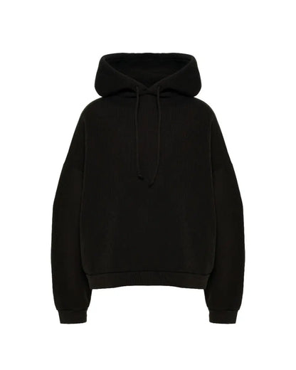 Acne Studios back logo patch hoodie Acne Studios