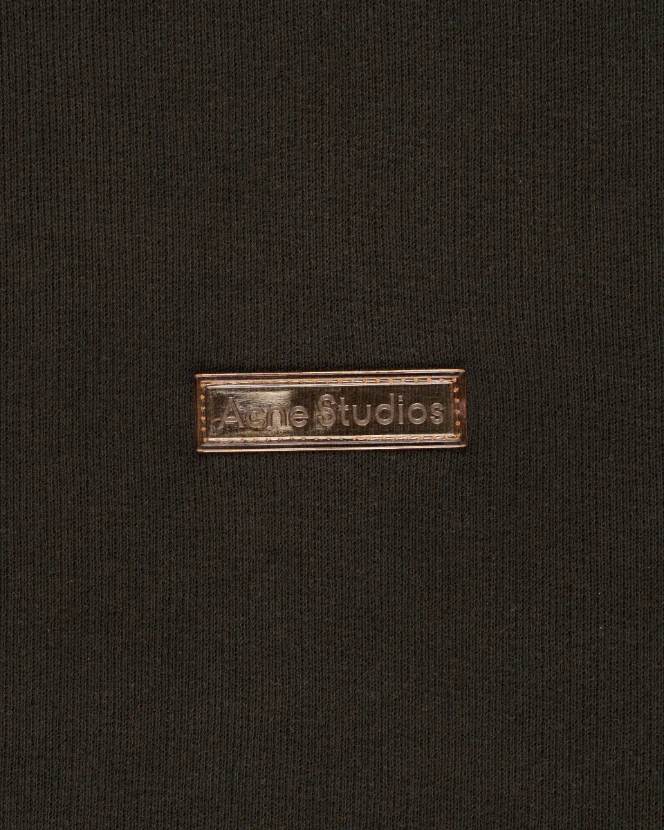 Acne Studios back logo patch hoodie