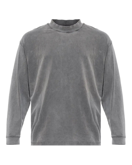 Acne Studios washed grey long sleeve t-shirt Acne Studios