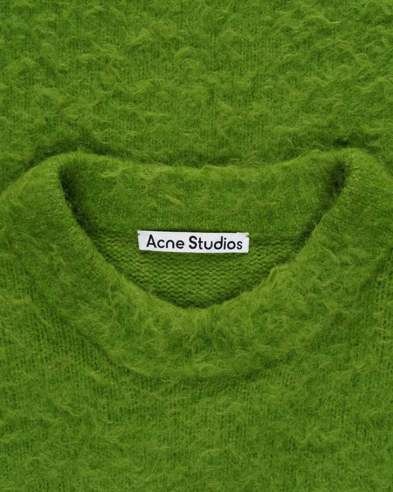 Acne Studios brushed hair crewneck sweater thumbnail