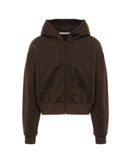 Acne Studios dyed zippered hoodie Acne Studios