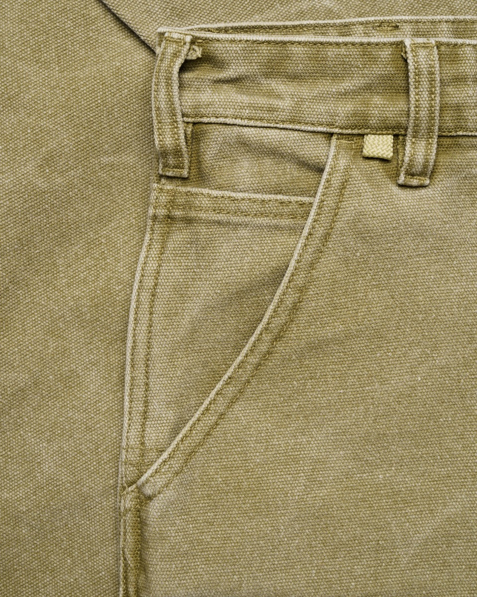 Acne Studios khaki canvas regular-fit trousers Acne Studios