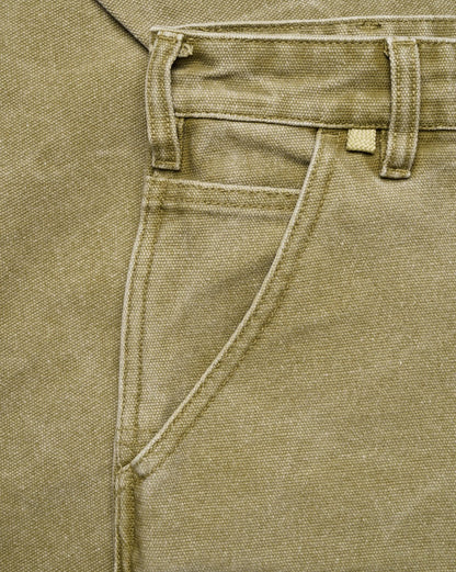 Acne Studios khaki canvas regular-fit trousers Acne Studios