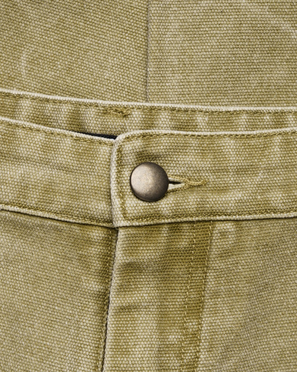 Acne Studios khaki canvas regular-fit trousers