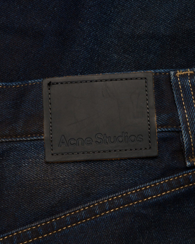 Acne Studios leather-trimmed pocket jeans thumbnail