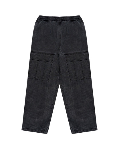 Acne Studios logo embroidered mid-waist cargo pants Acne Studios