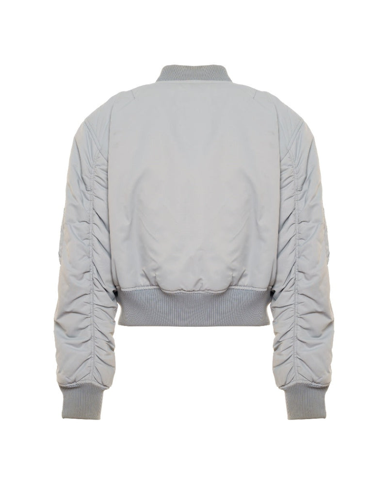 Acne Studios multi-zip Powder Blue bomber jacket thumbnail