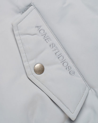Acne Studios multi-zip Powder Blue bomber jacket Acne Studios