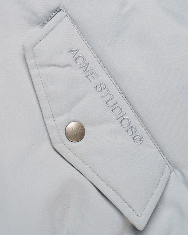 Acne Studios multi-zip Powder Blue bomber jacket thumbnail