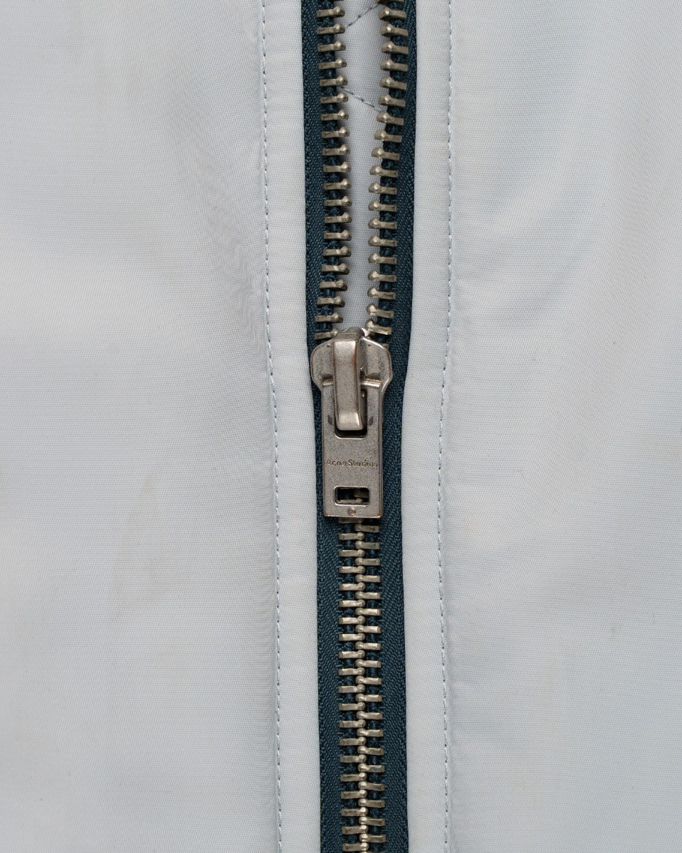 Acne Studios multi-zip Powder Blue bomber jacket Acne Studios