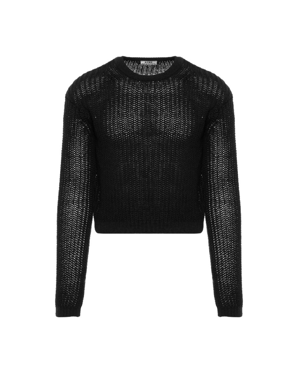 Acne Studios Ninon linen open-knit sweater