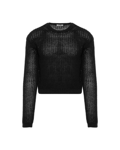 Acne Studios Ninon linen open-knit sweater Acne Studios