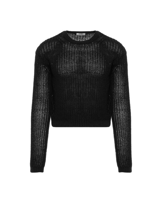 Acne Studios Ninon linen open-knit sweater Acne Studios