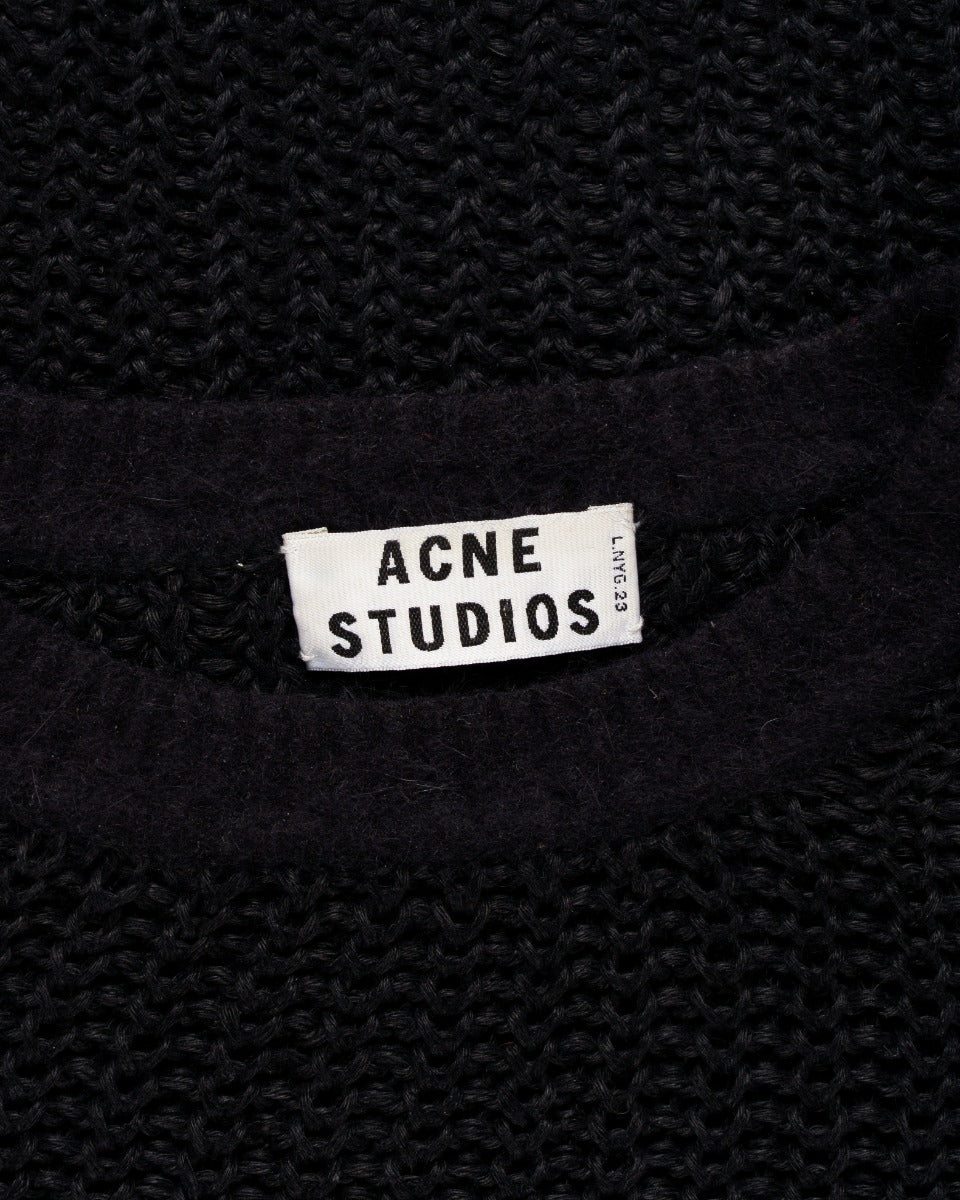 Acne Studios Ninon linen open-knit sweater