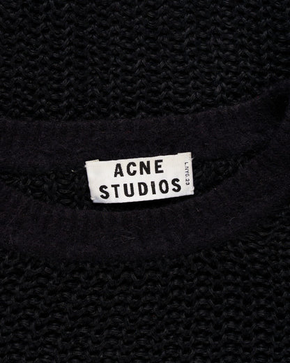 Acne Studios Ninon linen open-knit sweater Acne Studios
