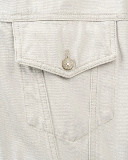 Acne Studios oversized two-tone denim jacket Acne Studios