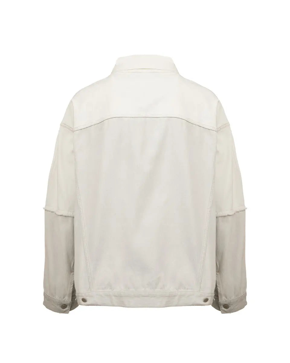 Acne Studios oversized two-tone denim jacket
