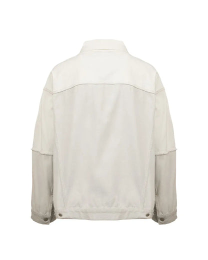 Acne Studios oversized two-tone denim jacket Acne Studios