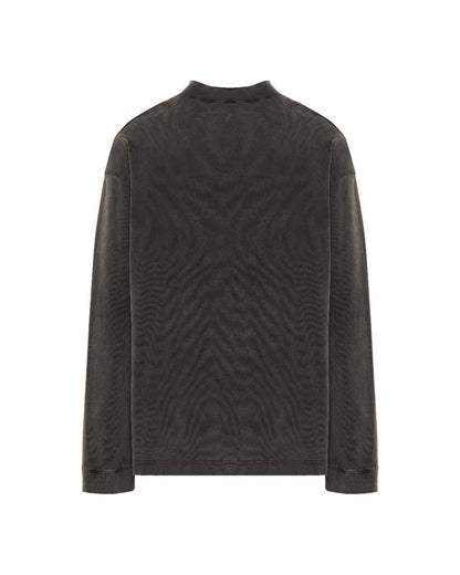 Acne Studios washed grey long sleeve t-shirt Acne Studios