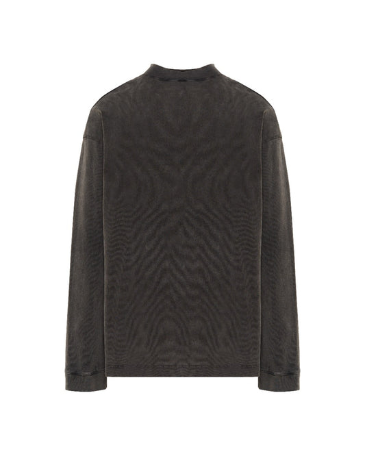 Acne Studios washed grey long sleeve t-shirt Acne Studios