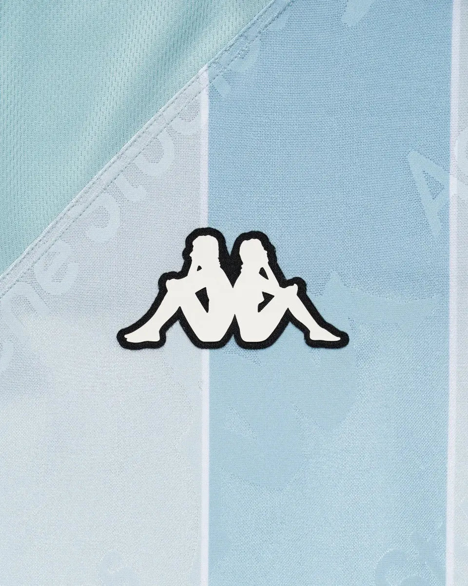 Acne Studios x Kappa football jersey blue long sleeve t-shirt