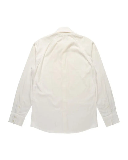 Alexander McQueen harness-buckled button-up white shirt Alexander McQueen