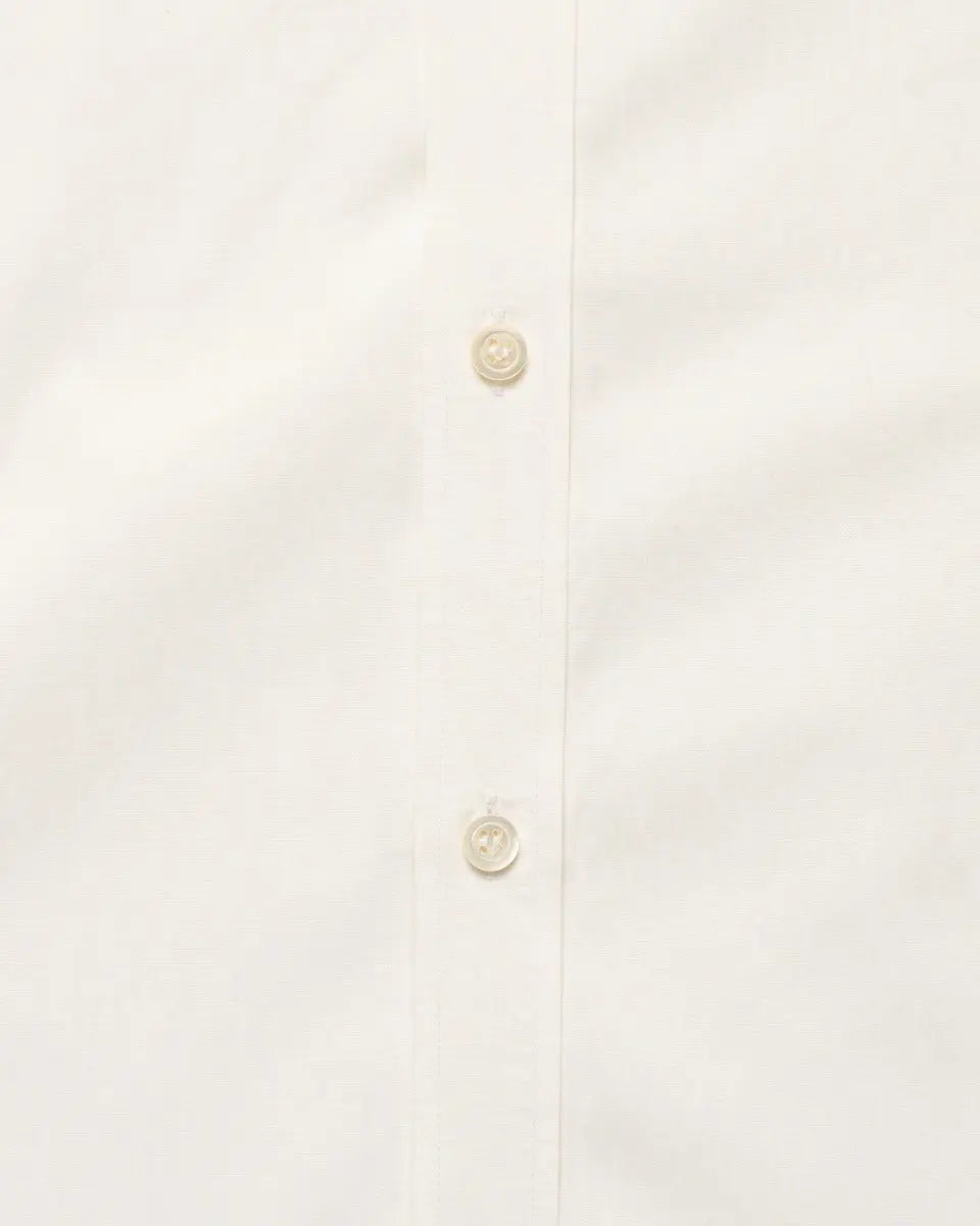 Alexander McQueen harness-buckled button-up white shirt