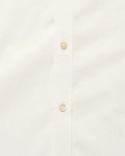Alexander McQueen harness-buckled button-up white shirt Alexander McQueen