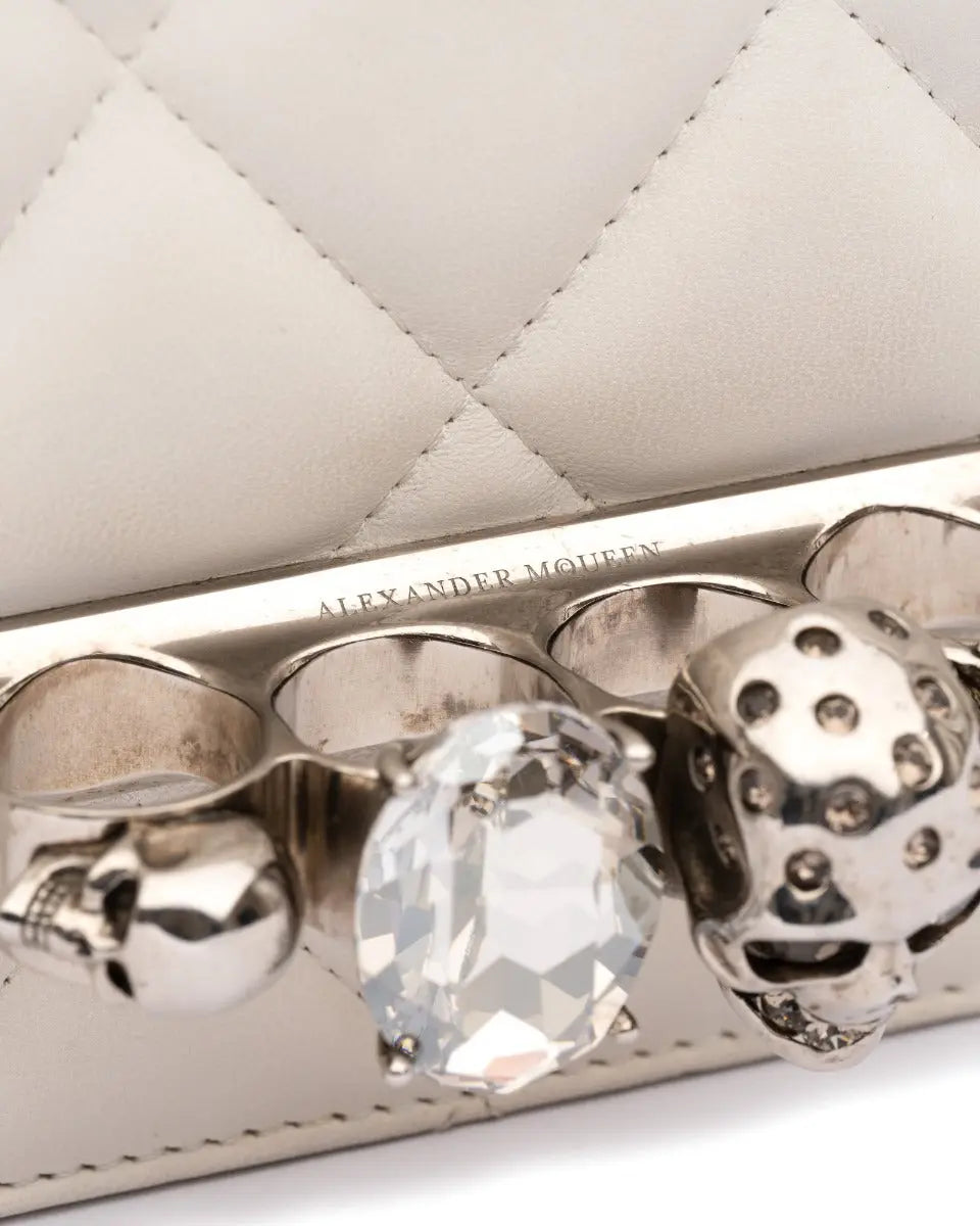 Alexander McQueen jewelled quilted leather bag Alexander McQueen