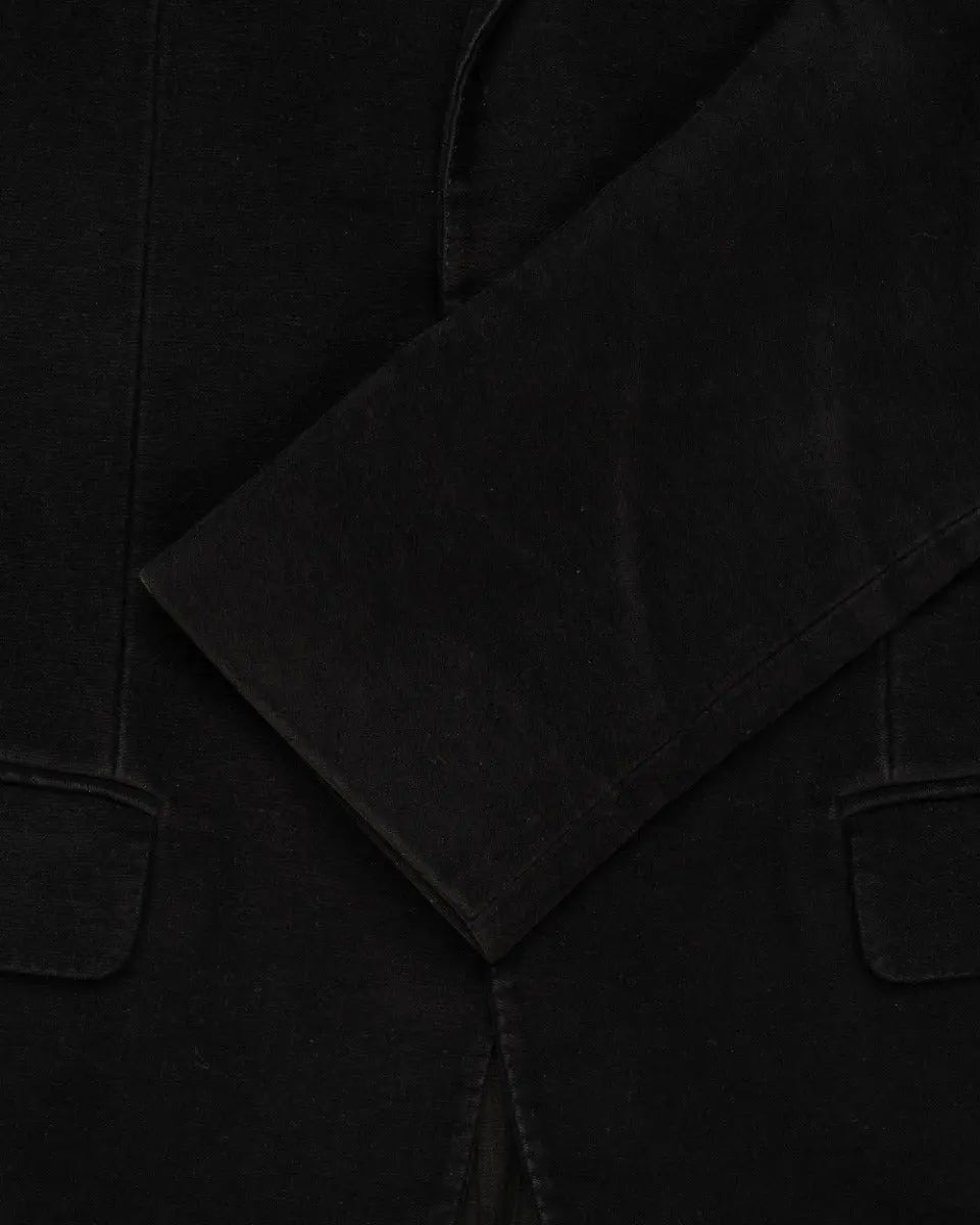 Alexander McQueen moleskin single-breasted blazer jacket