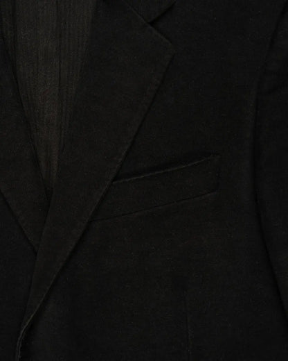 Alexander McQueen moleskin single-breasted blazer jacket Alexander McQueen