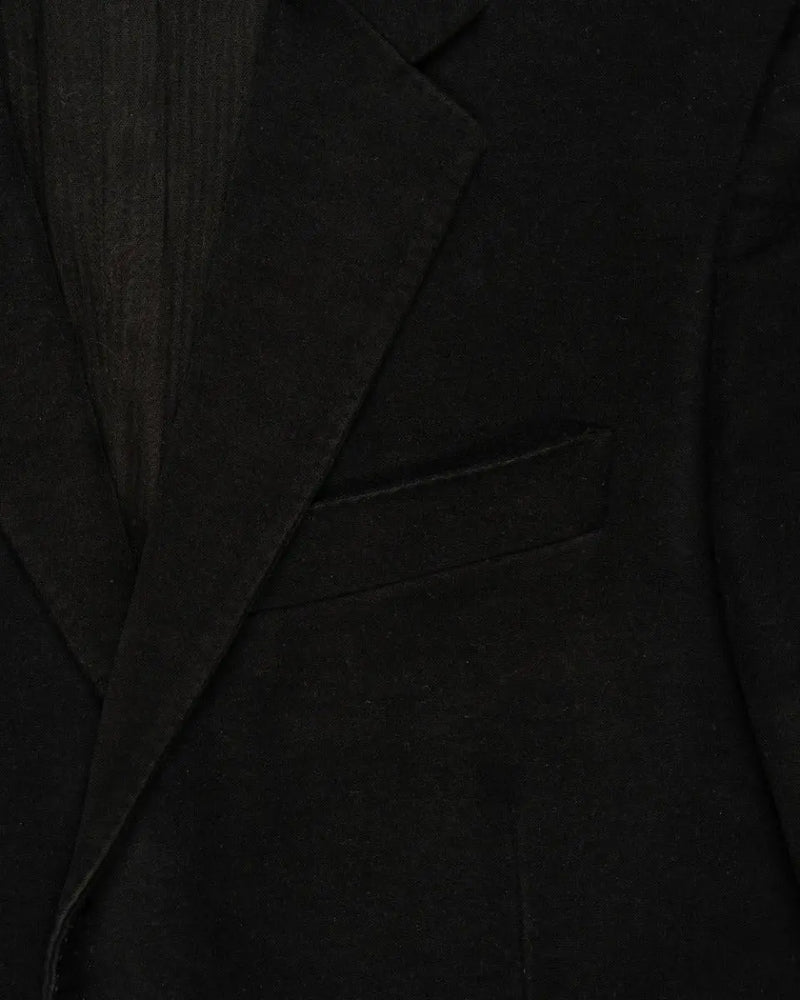 Alexander McQueen moleskin single-breasted blazer jacket thumbnail