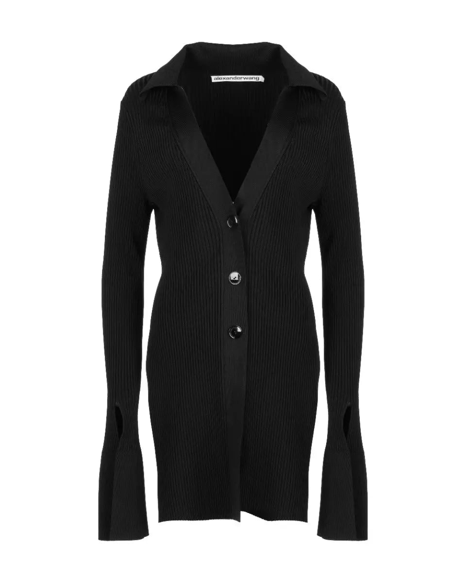 Alexander Wang Split Cuffs ribbed knitt cardigan sweater Alexander Wang