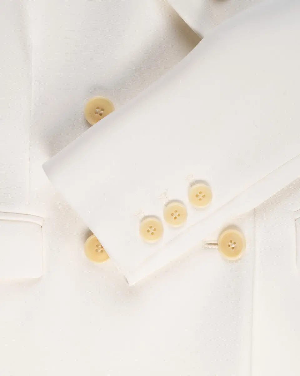 Altuzarra Indiana Optic White double-breasted blazer jacket & Todd Optic White pants