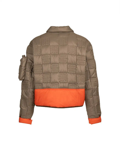 Ambush monogram quilted puffer jacket AMBUSH