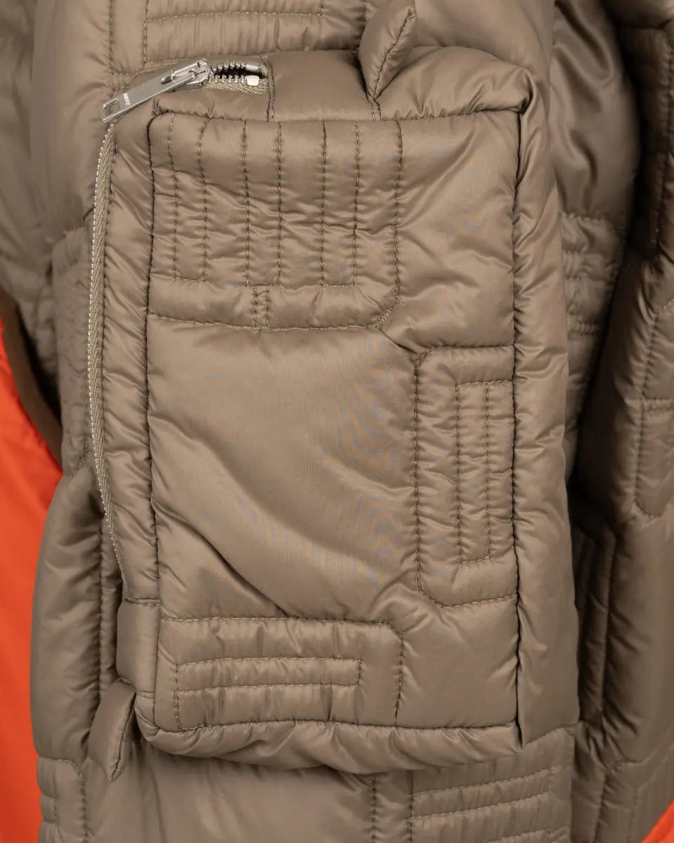 Ambush monogram quilted puffer jacket