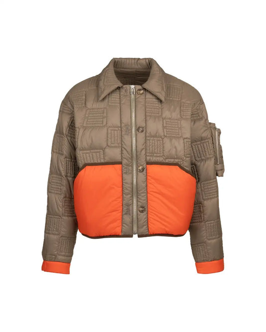 Ambush monogram quilted puffer jacket AMBUSH