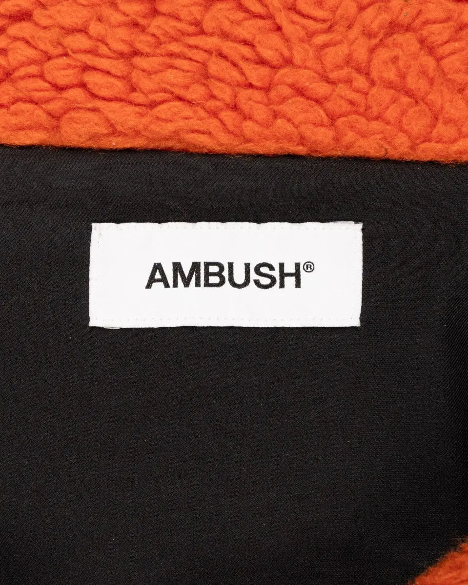 Ambush sherpa fleece orange jacket