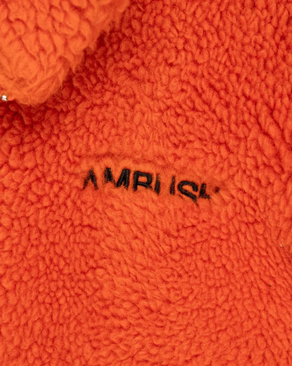 Ambush sherpa fleece orange jacket AMBUSH